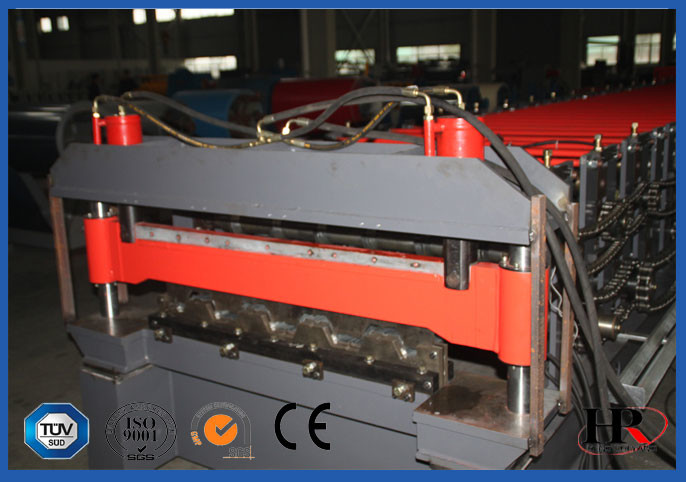 Colored Galvanized Steel Sheet Metal Roll Forming Machines 4 KW