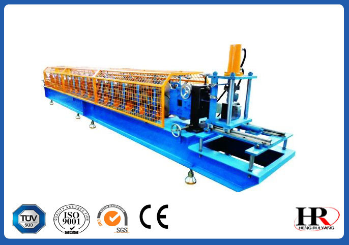Manual Decoiler Cold Roll Forming Machine , 13 Stations Roller Shutter Door Machine