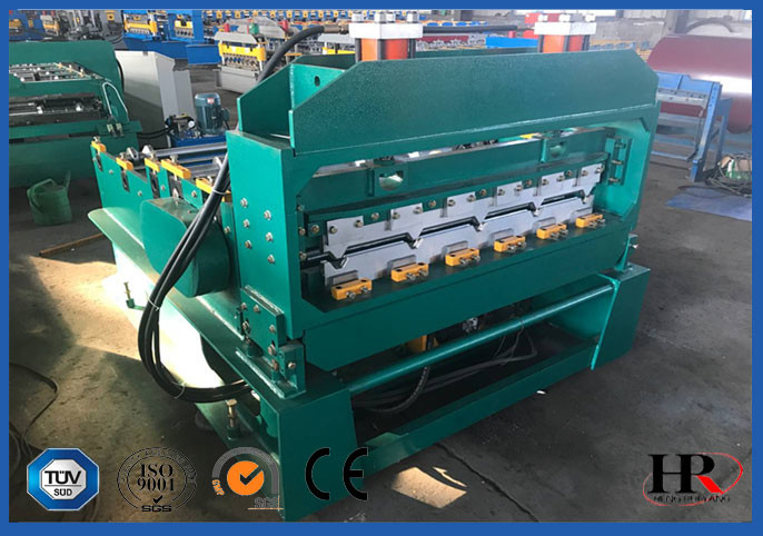 Auto Bending Roof Cold Roll Forming Machine High Speed 1.5kw