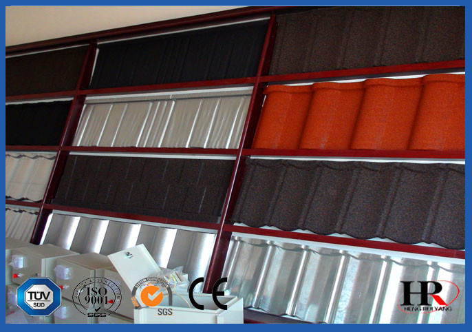 Metal Stone-Coated Roof Tile Making Machine 12 Months Warranty